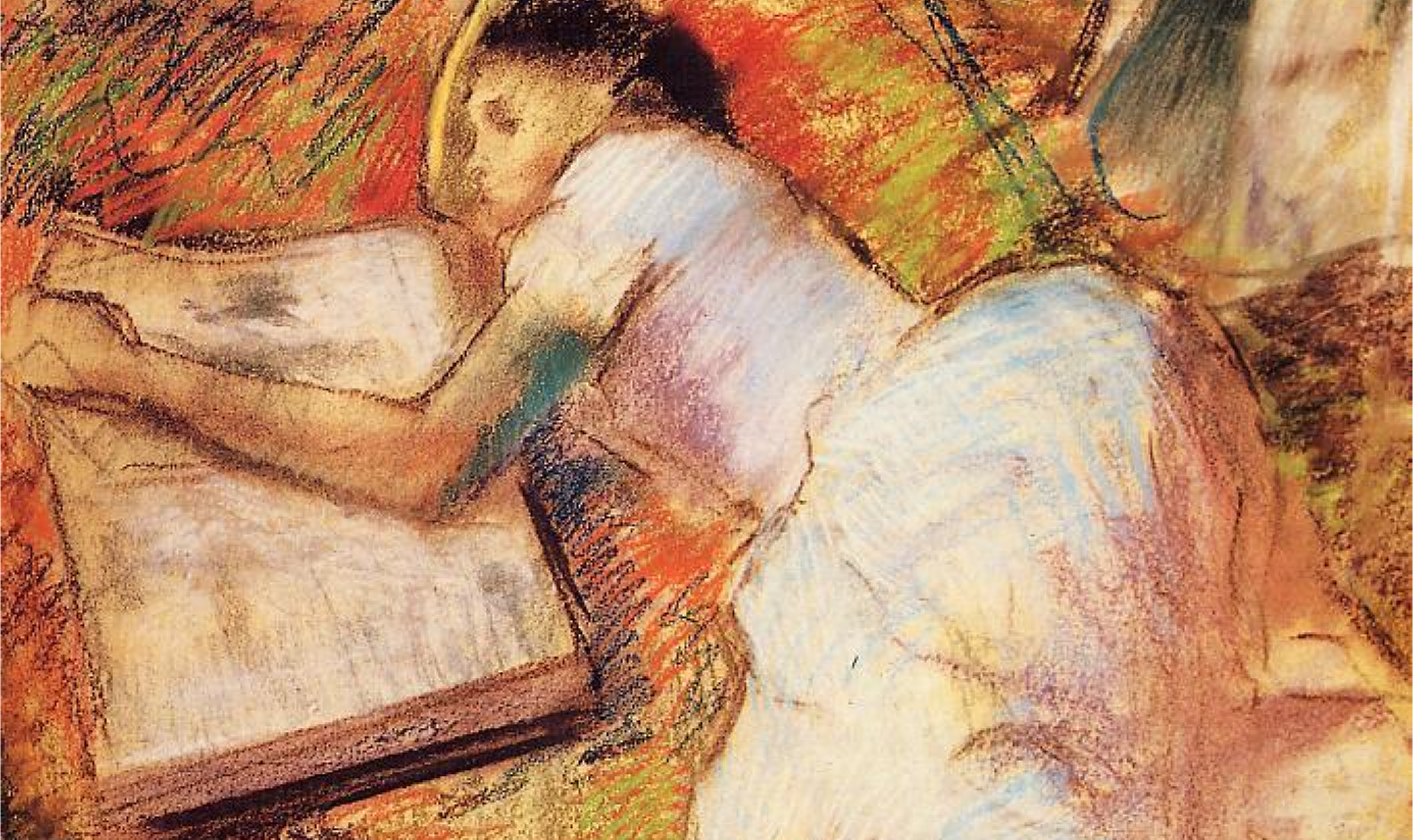 Reading by Edgar Degas