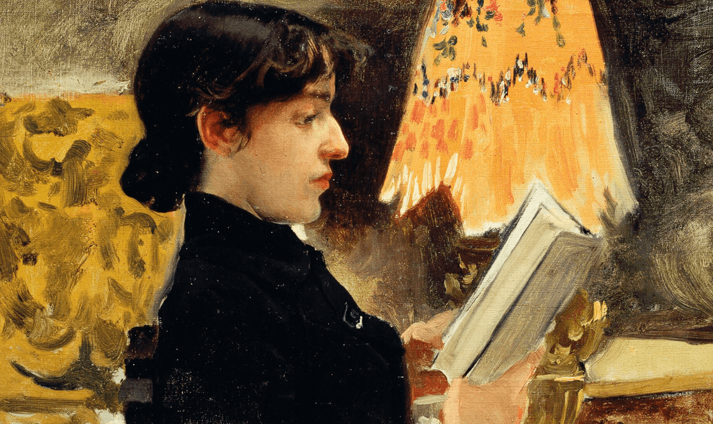 Perfil de Clotilde por Joaquín Sorolla